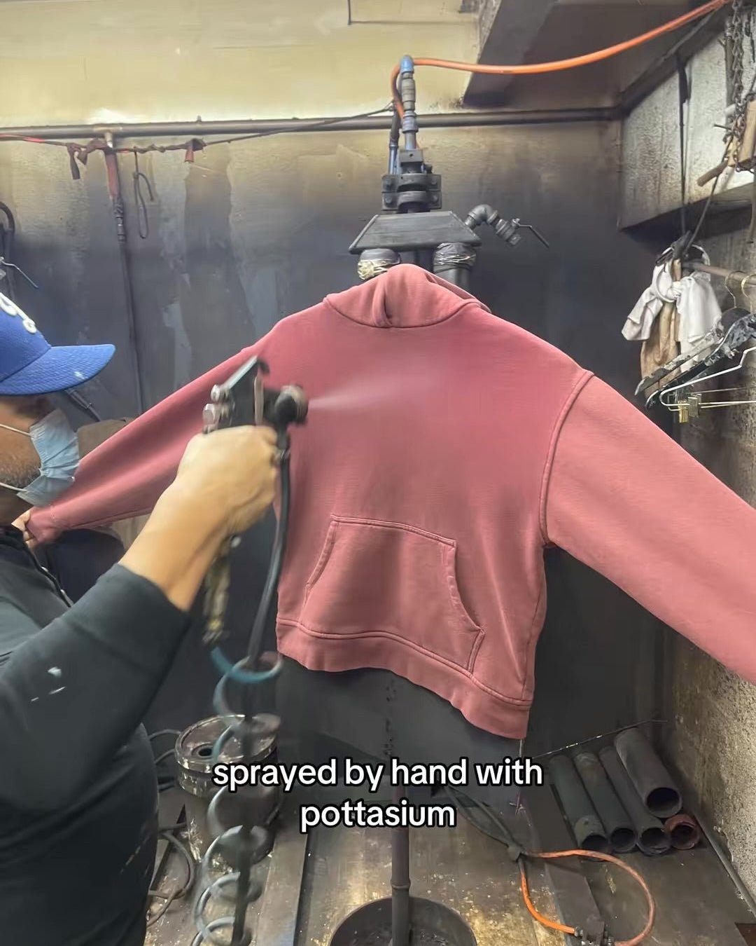 FADED WINE HOODIE