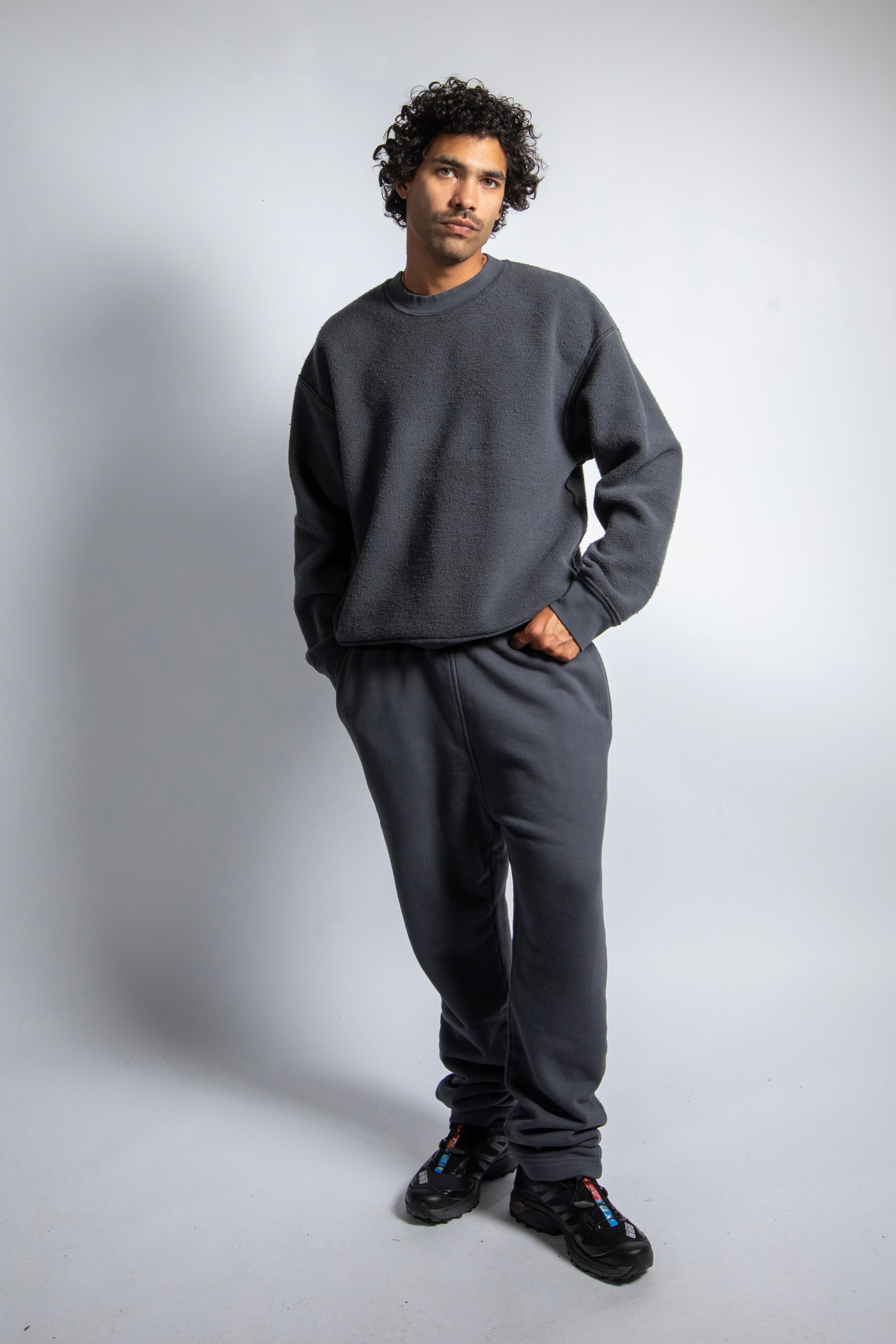 CHARCOAL FLEECE SWEATPANT