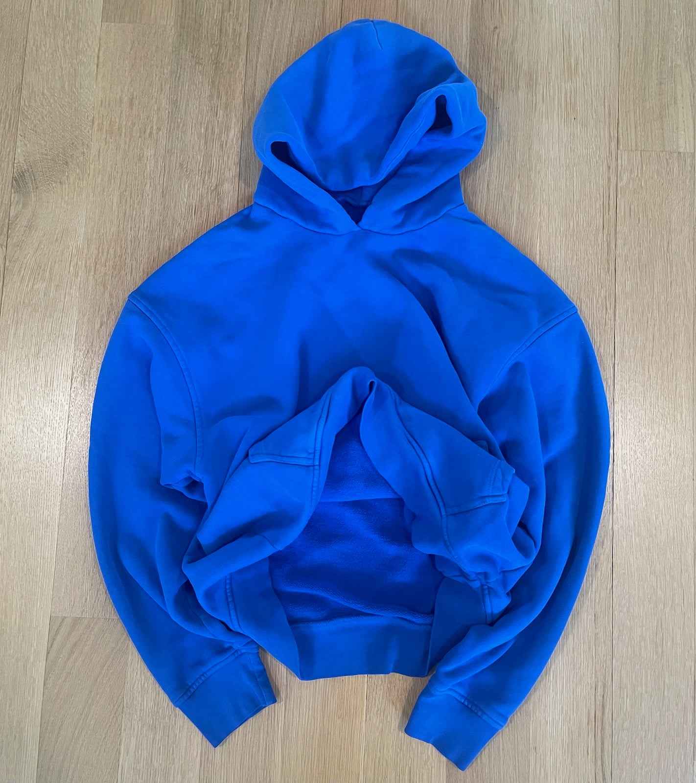 BLUE FLEECE HOODIE