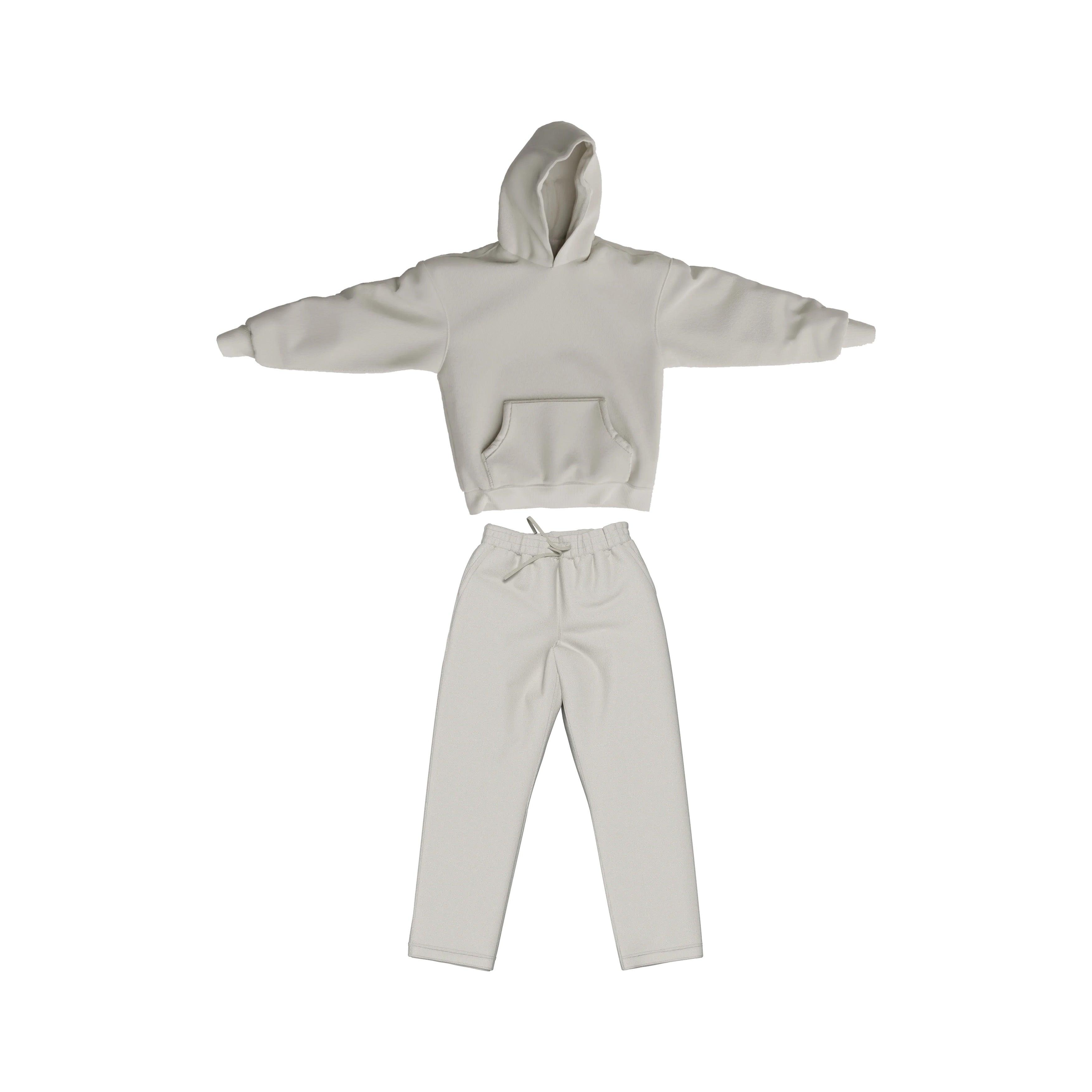 WHITE SWEATSUIT BUNDLE - Blanks by Thirteen Studios