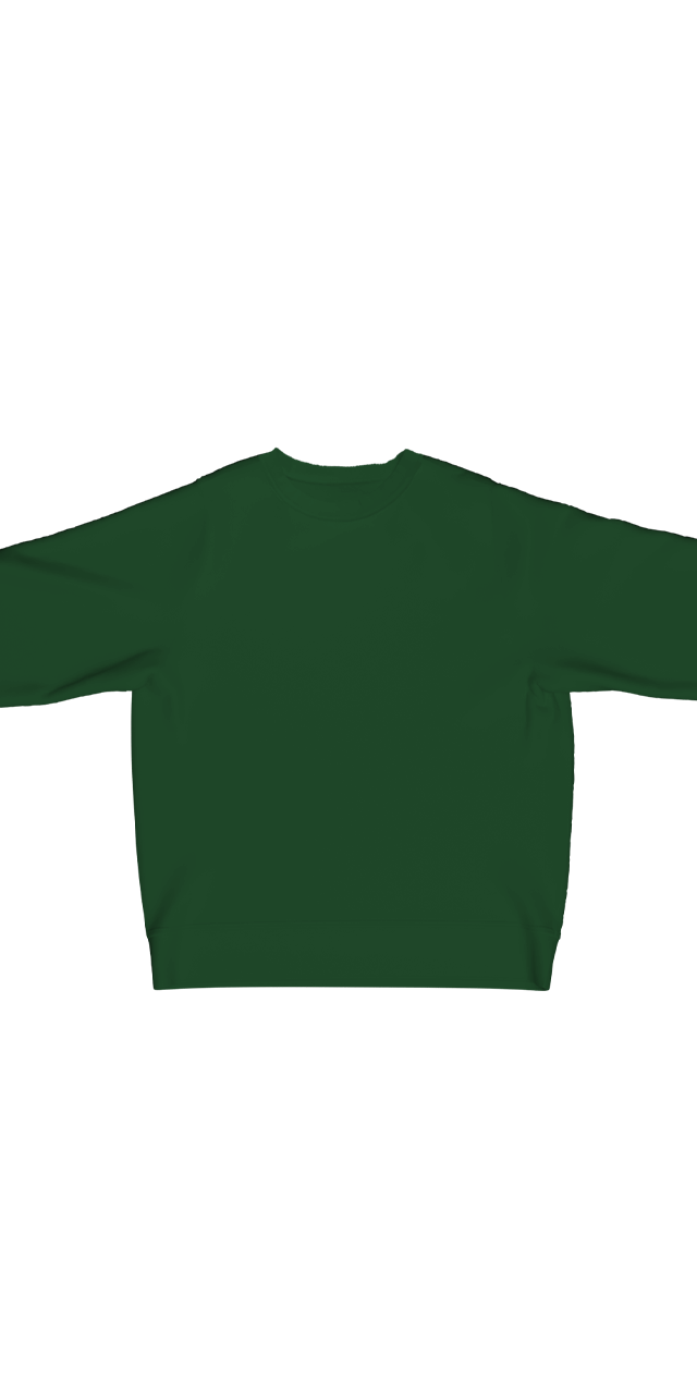 FOREST GREEN CREWNECK