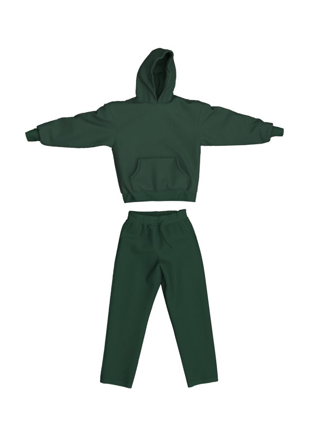 GREEN SWEATSUIT BUNDLE