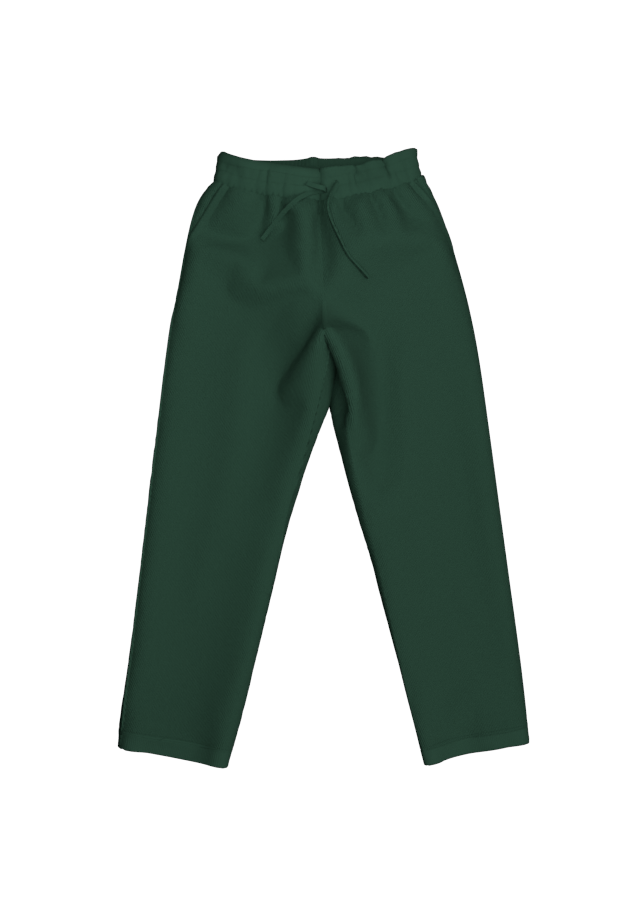 GREEN FLEECE SWEATPANT