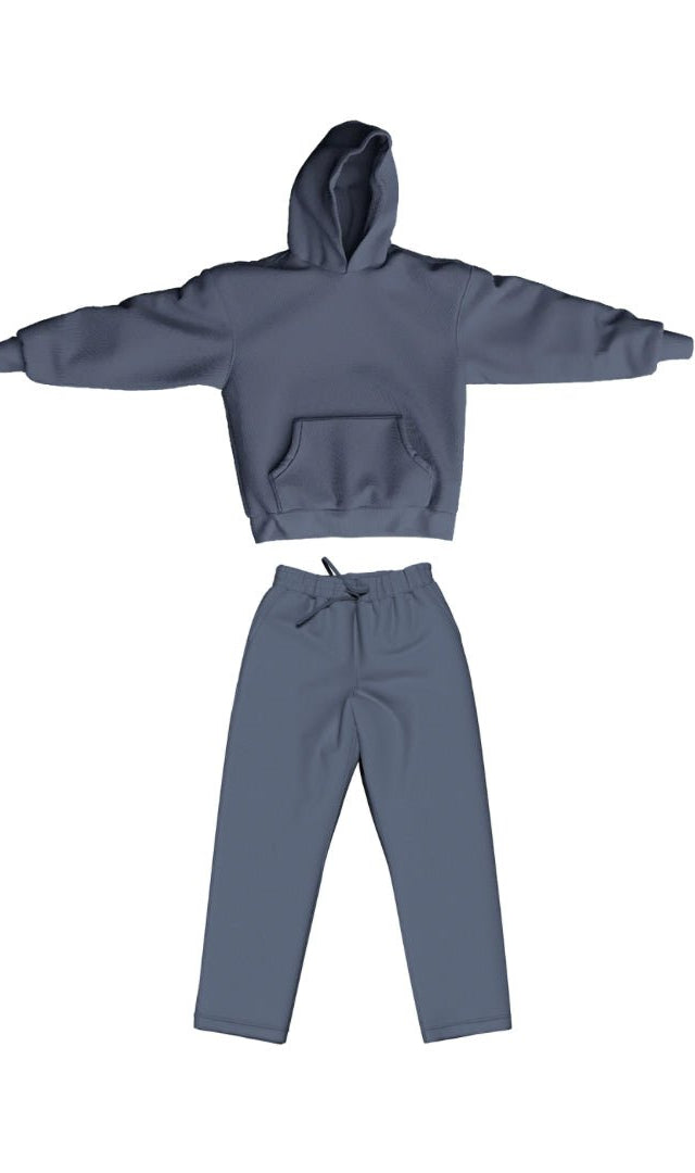 CHARCOAL SWEATSUIT BUNDLE